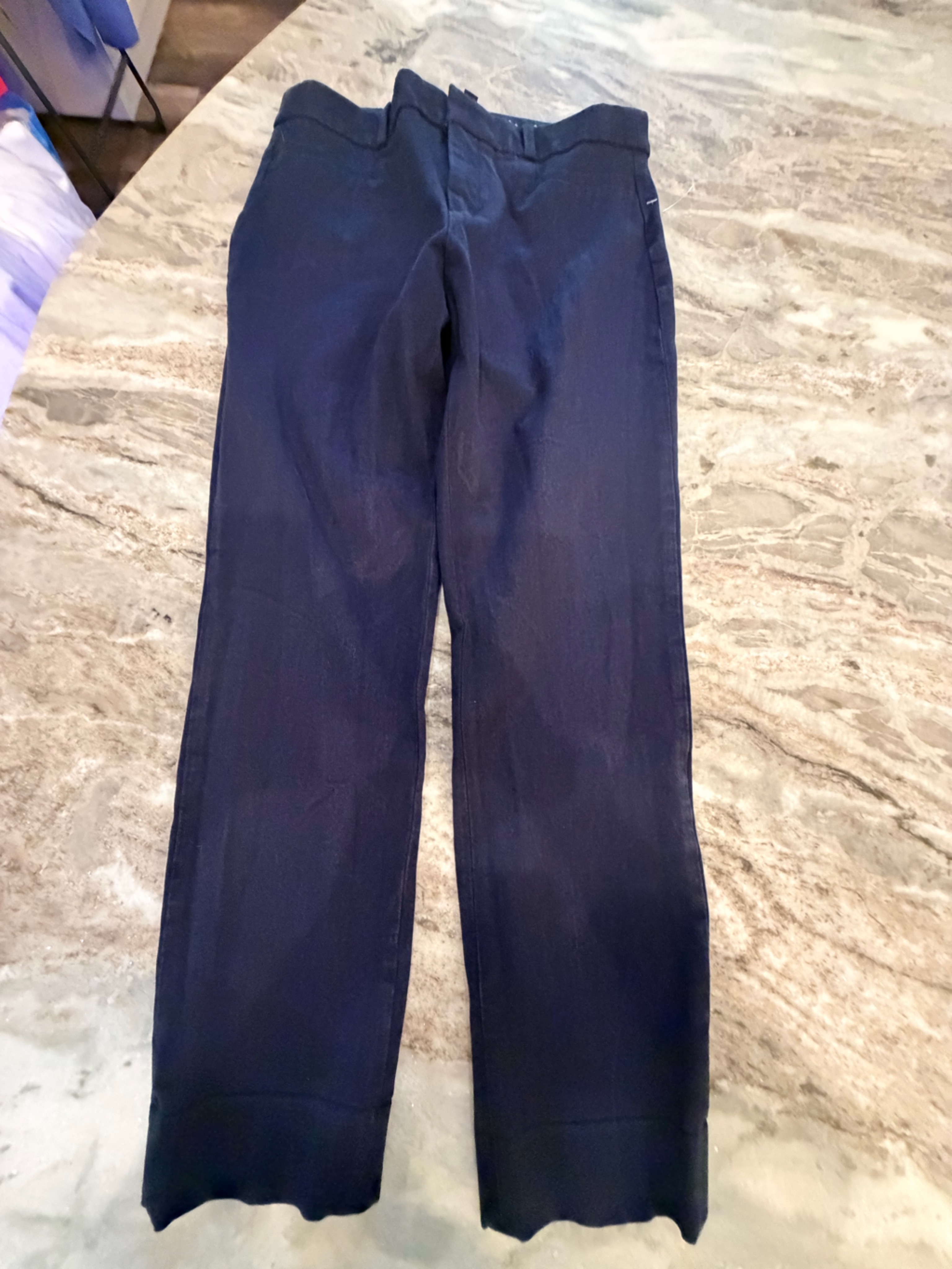 Banana Republic Sloan Navy Slim Ankle Career Pants Size 6